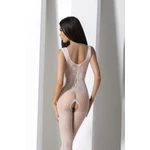 Bele mrežaste čarape za celo telo PASSION061