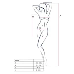 Čipkasta bela sexy haljina PASSION053