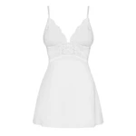 Čipkasta providna bela spavaćica S/M veličine OBSES00003