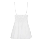 Čipkasta providna bela spavaćica S/M veličine OBSES00003