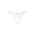 Čipkaste bele tanga gaćice XS/S veličine OBSES01938