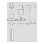 Čipkasti kostim kućne pomoćnice S/M veličine OBSES00685