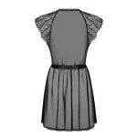 Crna čipkasta spavaćica S/M veličine OBSES01742