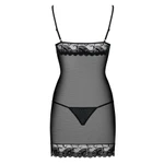 Crna providna sexy haljina L/XL veličine OBSES00867