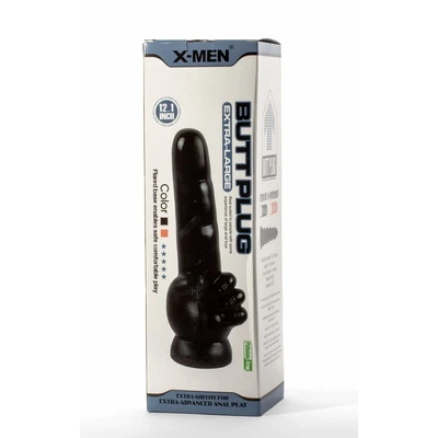 Crni analni dildo 30cm XMEN000175