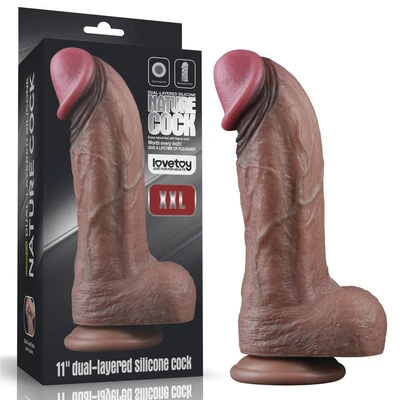 Crni dildo 28cm LVTOY00637