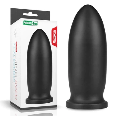 Crni masivni analni dildo 26cm LVTOY00402