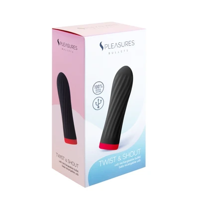 Crni mini vibrator 8cm SPLEA00007