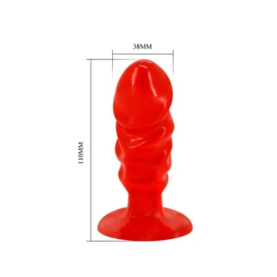 Crveni analni dildo 11cm DEBRA01502