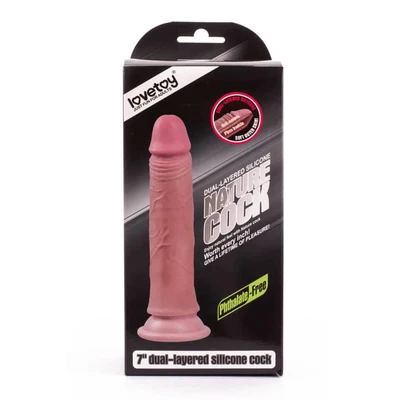 Dildo 18cm sa vakum postoljem LVTOY00002