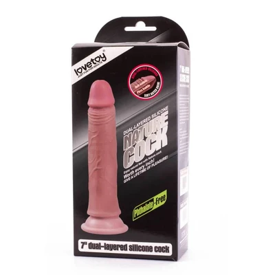 Dildo 18cm sa vakum postoljem LVTOY00002