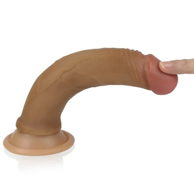 Dildo 18cm sa vakum postoljem LVTOY00491