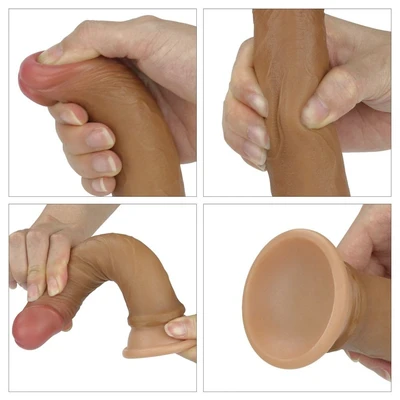 Dildo 18cm sa vakum postoljem LVTOY00491