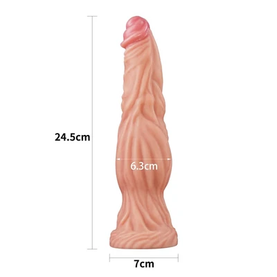 Dildo neobičnog oblika 25cm LVTOY00547