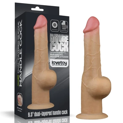 Dildo sa vakuum postoljem 25cm LVTOY00548