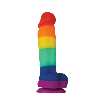 Dildo u bojama duge 17cm NSTOYS0693