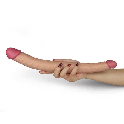 Dupli realistični dildo u boji kože 36cm LVTOY00190