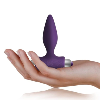 Ljubičasti analni vibrator 10cm ROCKS00223