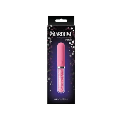 Mini vibrator za klitoris sa pink kristalima NSTOYS0832