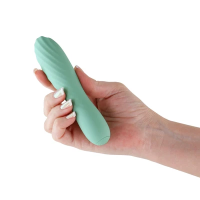 Mini vibrator za stimulaciju kitorisa 14cm zeleni NSTOYS1128