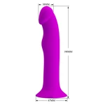 Moćni ljubičasti vibrator za vaginalni i analni sex DEBRA01585