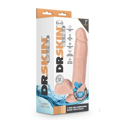 Moćni samopodmazujući dildo 18cm BLUSH01297