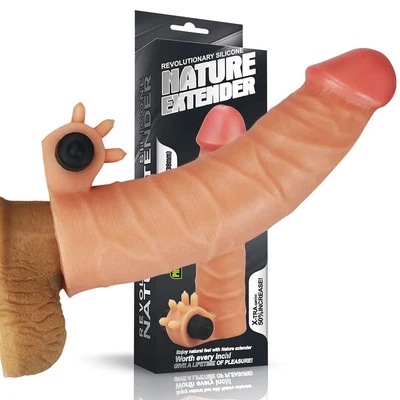 Penis navlaka 17cm sa vibracijom LVTOY00421