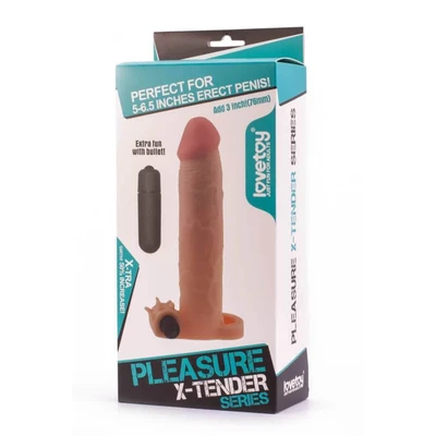 Penis navlaka sa vibracijom 19cm LVTOY00058