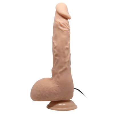 Penis vibro dildo 25cm sa rastegljivom kožicom DEBRA01568