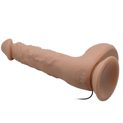 Penis vibro dildo 25cm sa rastegljivom kožicom DEBRA01568