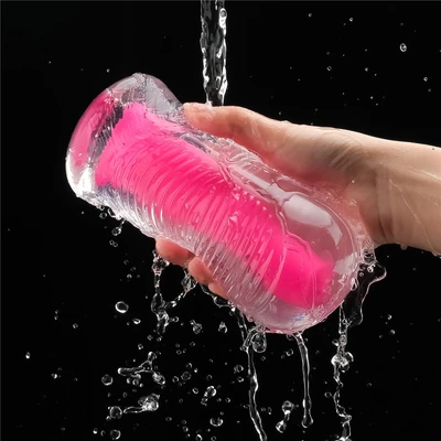 Pink fluorescentni masturbator 22cm LVTOY00705