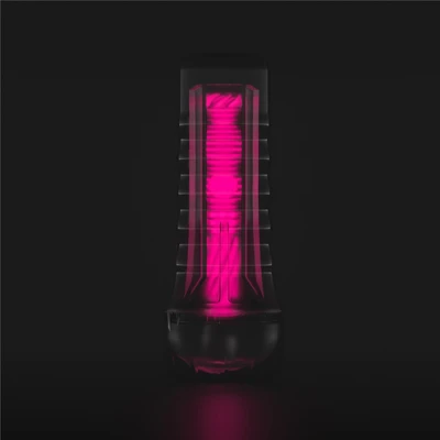 Pink fluorescentni savitljivi masturbator 22cm LVTOY00706