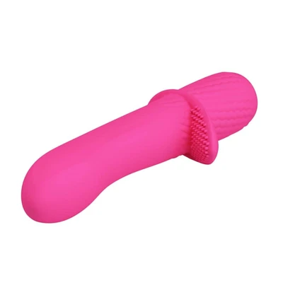 Pink vibrator sa masažerom klitorisa DEBRA01221