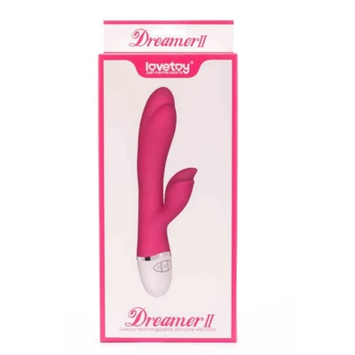 Pink vibrator za G tačku i klitoris LVTOY00099