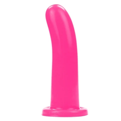 Pink zakrivljeni dildo 17cm LVTOY00480