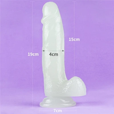 Providni svetleći dildo 19cm LVTOY00529