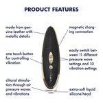 Pulsirajući vibrator za klitoris SATISFY044