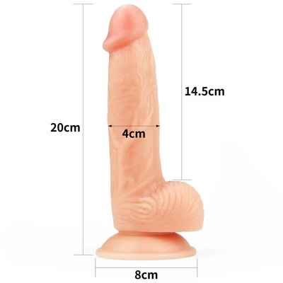 Realistični dildo 20cm u boji kože LVTOY00443