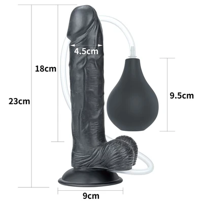 Realistični dildo 23cm koji svršava spermu LVTOY00522