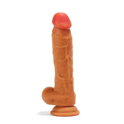 Realistični dildo u braon boji 21cm XMEN000051