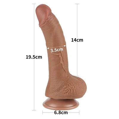 Realistični penis dildo 19cm LVTOY00729
