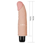 Realistični penis vibrator u boji kože 16cm LVTOY00030