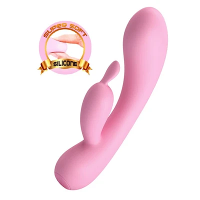 Roze delfin vibrator za G tačku i klitoris DEBRA01236