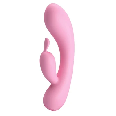 Roze delfin vibrator za G tačku i klitoris DEBRA01236