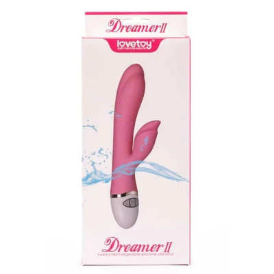 Roze vibrator za G tačku i klitoris LVTOY00100