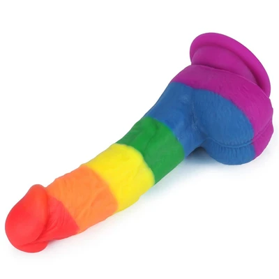 Šareni dildo 20cm LVTOY00540