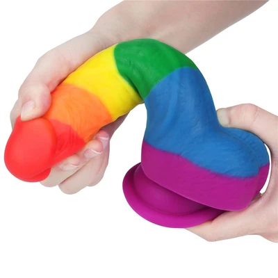 Šareni dildo 20cm LVTOY00540