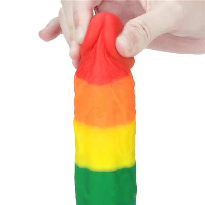 Šareni dildo 20cm LVTOY00540