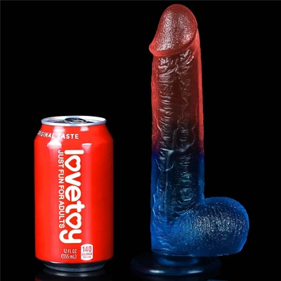 Šareni dildo 23cm LVTOY00417