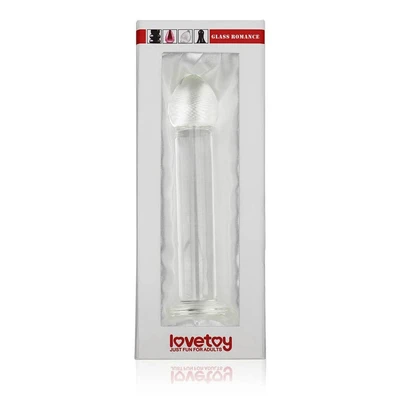 Stakleni dildo 16cm LVTOY00230